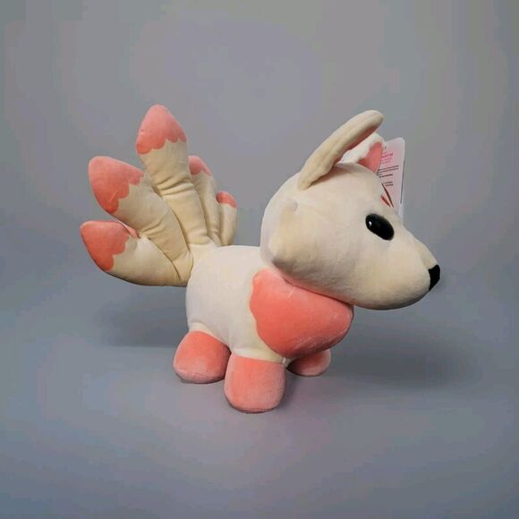 2023 ADOPT ME! Pet KITSUNE Stuffed Plushie & Virtual Item Code Roblox Plush NEW - Picture 4 of 11